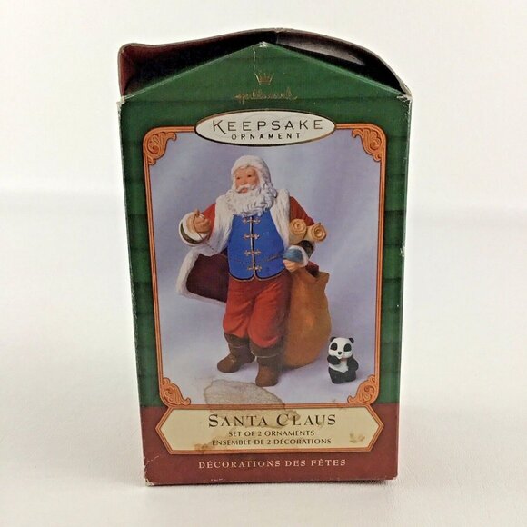 Hallmark Other - Hallmark Keepsake Christmas Tree Ornament Santa Claus Set Vintage New 2001